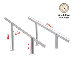 Loom Solar 2 Panel Stand (375 watts) or 3 Panel Stand (180 watts)